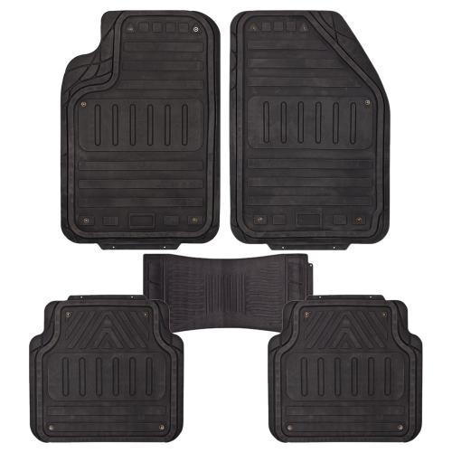 Килимки PVC знімна повсть КУ-16043 74x50/47x50/23x50 см 5 шт. Black (КУ-16043 BK)