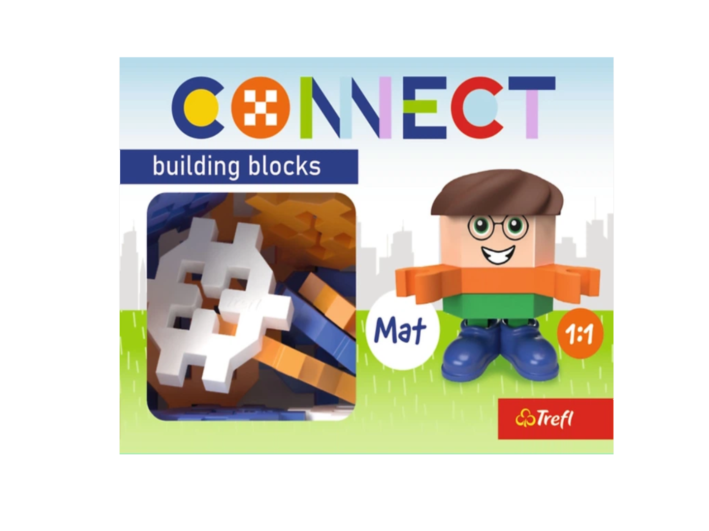 Набір конструктора Connect Mat Trefl Connect Building Blocks