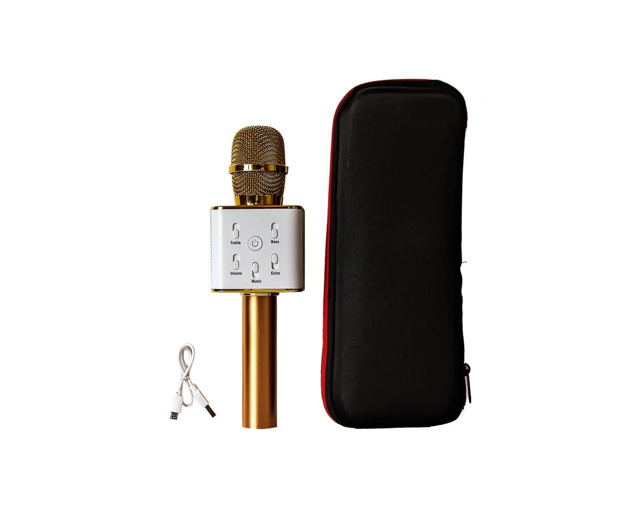 Микрофон-караоке MicGeek Q7 Золотой (1164840021)