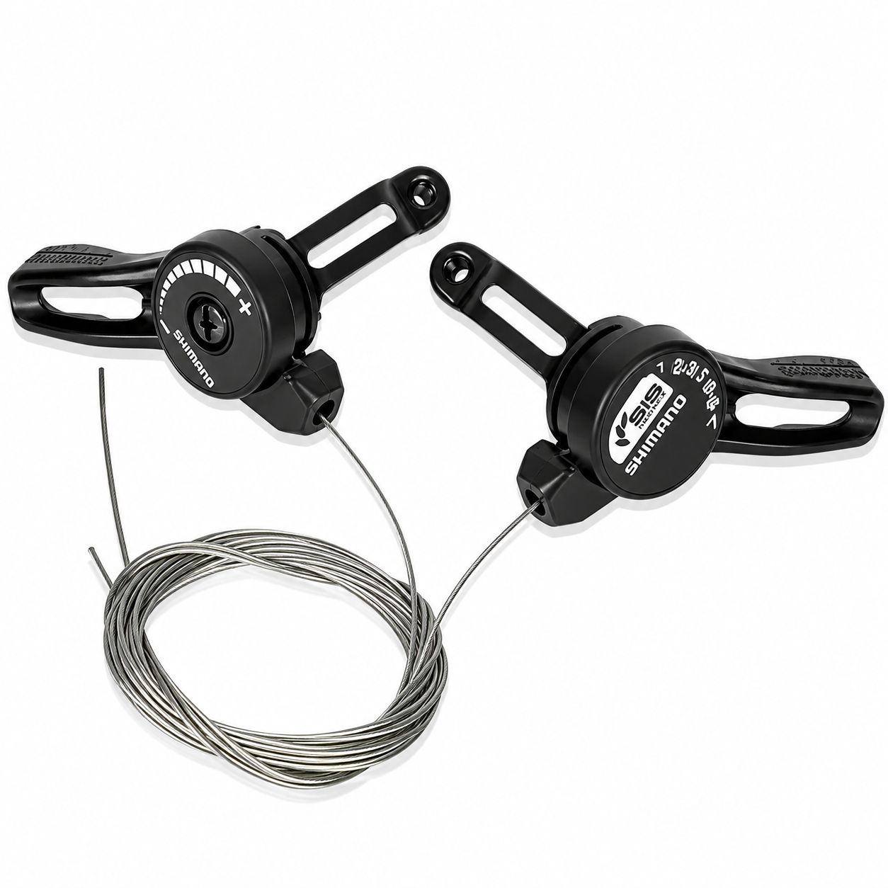 Манетки велосипедные Shimano TZ-20 Tourney 3х7 скоростей левая/правая с тросами (VR-10170)