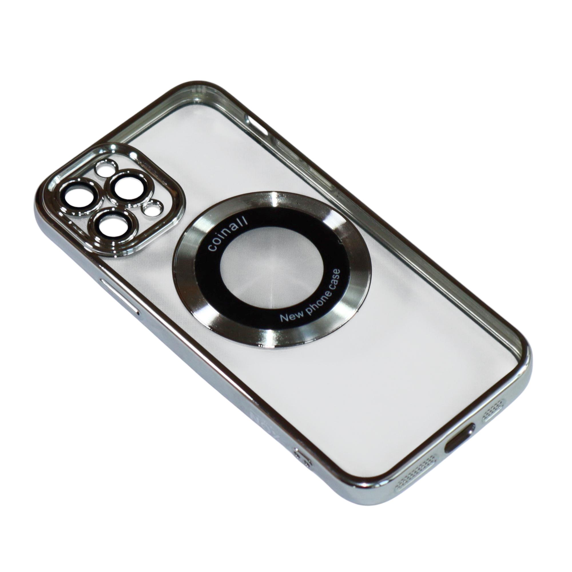 Магнітний чохол XON PhoneCase Magnetic для iPhone 11 Pro (PCMC1111300G 8161) Сірий/Прозорий