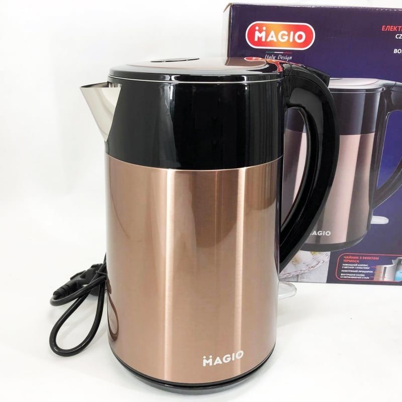 Електрочайник Magio MG-128 1,8 л 1850W (26202696) - фото 14 Електрочайник Magio MG-128 1,8 л 1850W (26202696) - фото 14