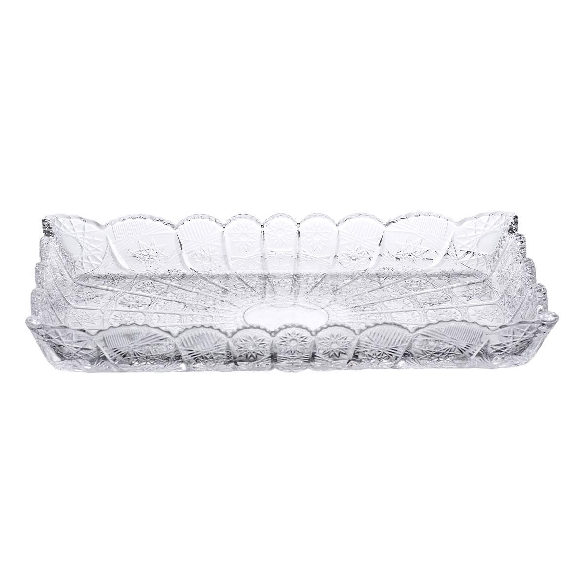 Страва для закусок Lirmartur скляна 28,6x16,5x3 см (5972) - фото 3 Страва для закусок Lirmartur скляна 28,6x16,5x3 см (5972) - фото 3