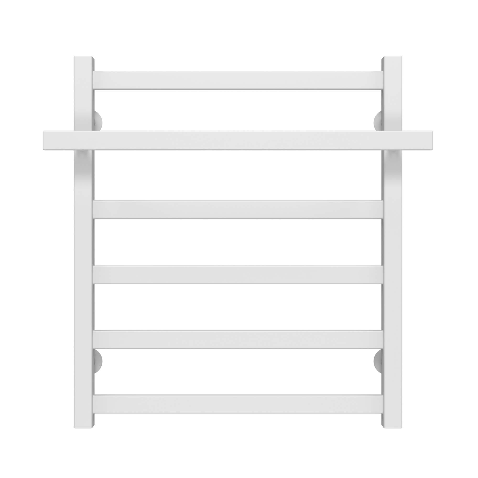 Рушникосушарка водяна Deffi Nicolе П6 бокове ліве підключення нержавіюча сталь 500x600 мм Білий (A.NI.60.50.6.W.B)