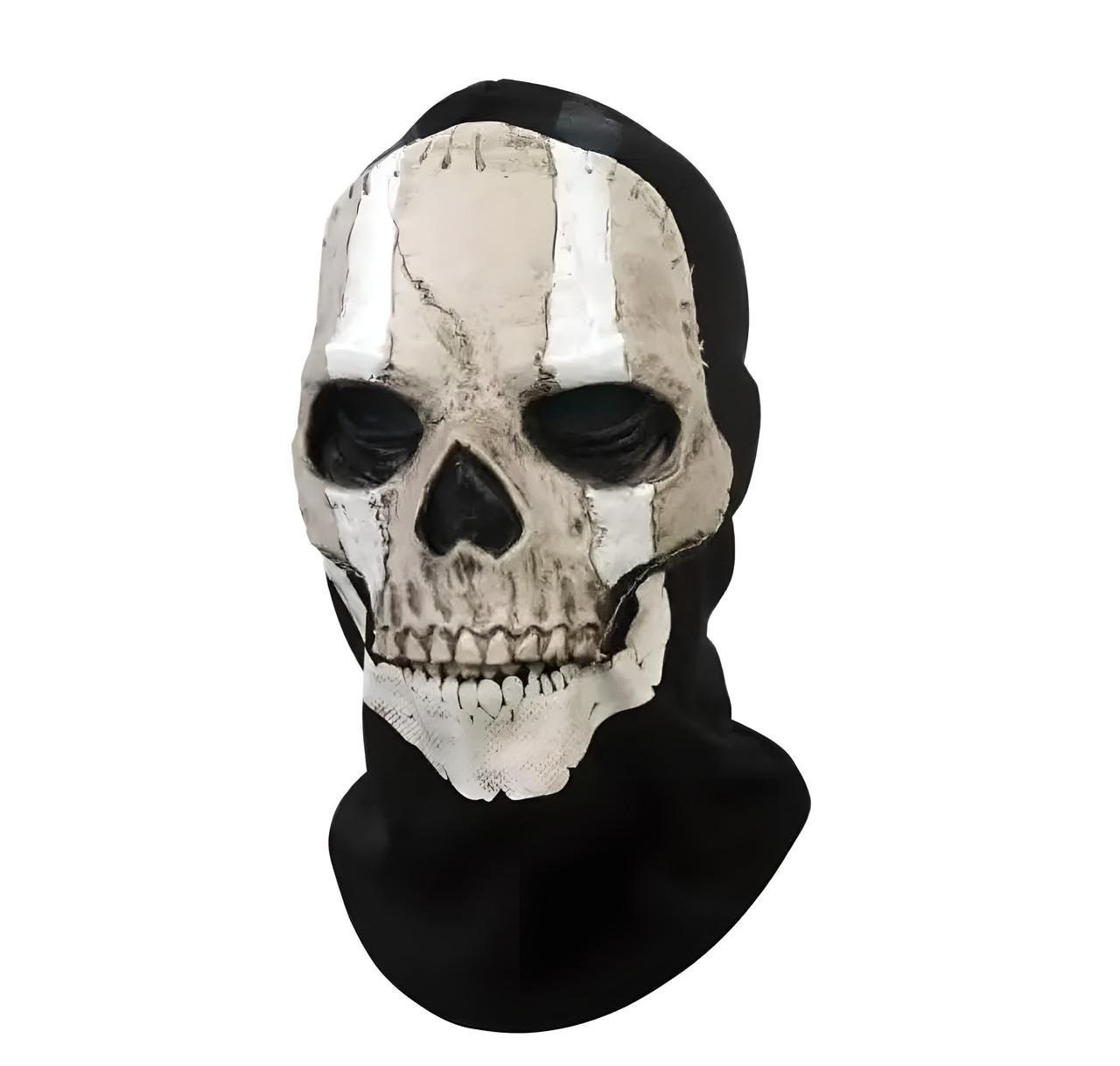 Маска-балаклава військова з черепом Ghost з гри Call of Duty Чорний (MK001005) - фото 2 Маска-балаклава військова з черепом Ghost з гри Call of Duty Чорний (MK001005) - фото 2