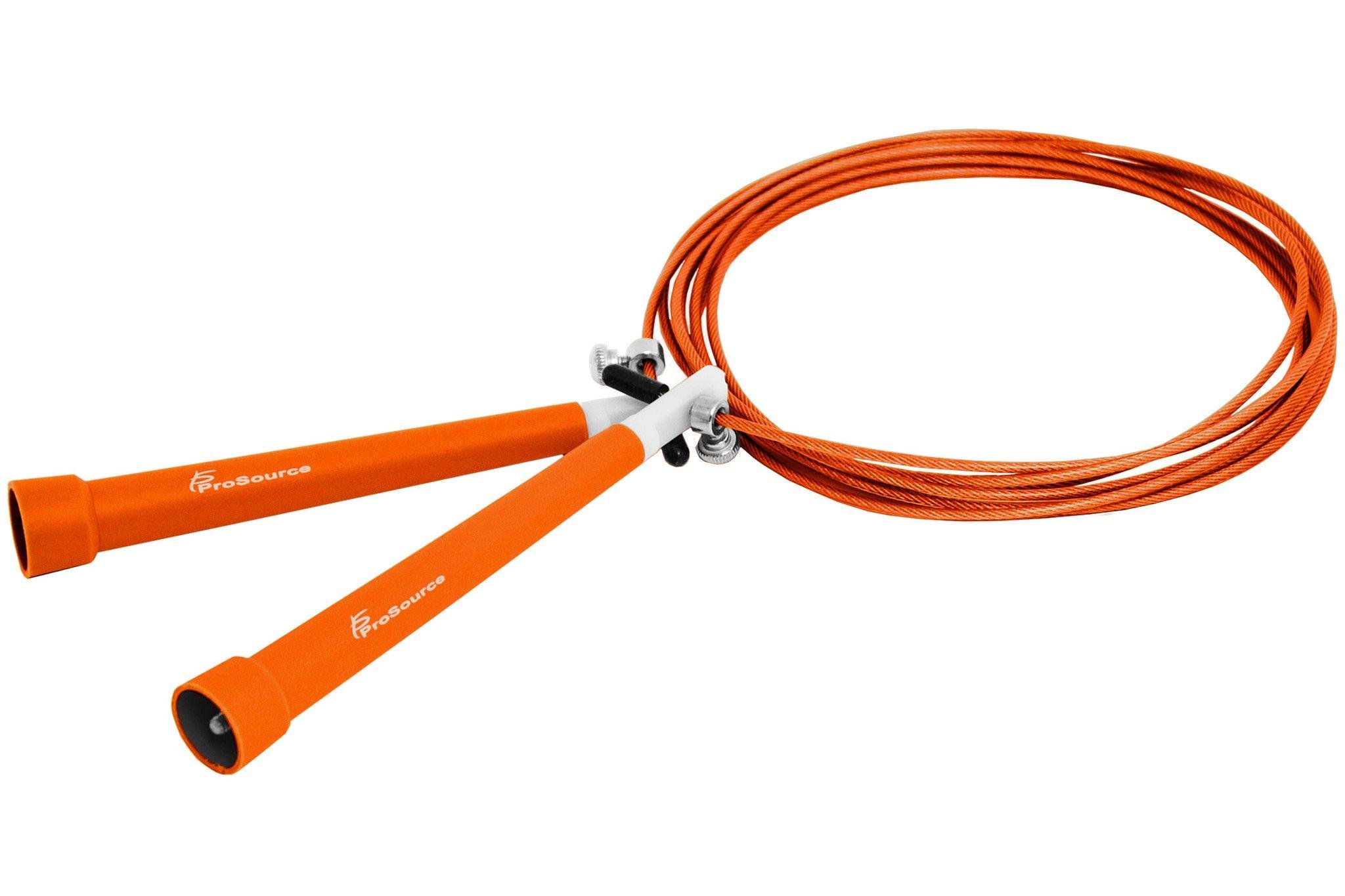 Скакалка швидкісна LiveUP Cable Jumprope 275x0,5 см Помаранчевий (LS3122)