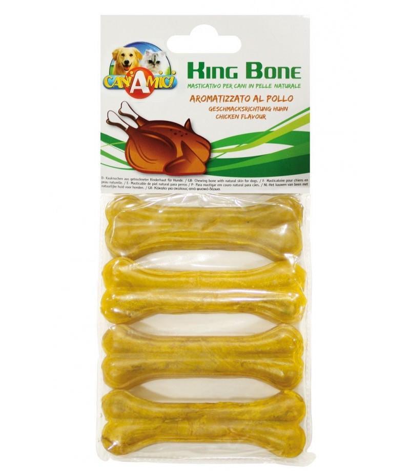 Лакомство для собак Croci King Bone Chicken кость жилистая со вкусом курицы 10 см 4 шт./уп. (1133151651) Лакомство для собак Croci King Bone Chicken кость жилистая со вкусом курицы 10 см 4 шт./уп. (1133151651)
