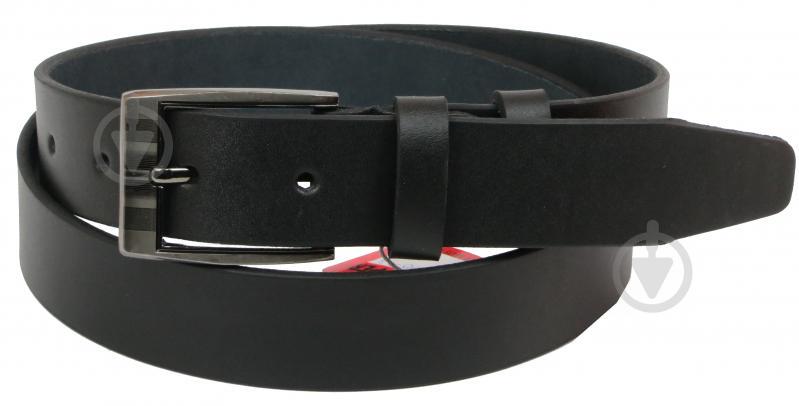 Шкіряний ремінь Skipper 110-130 x 3.3 см Чорний (1200-33)