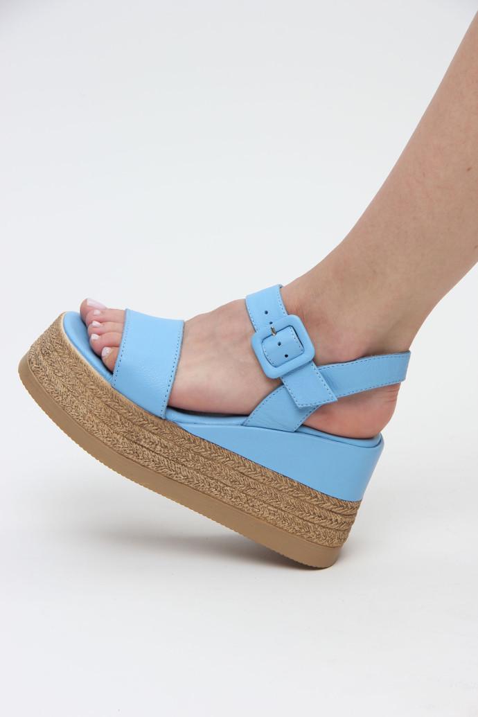 Босоножки женские LONZA 190359 р. 37 Синий (18215_37) - фото 3