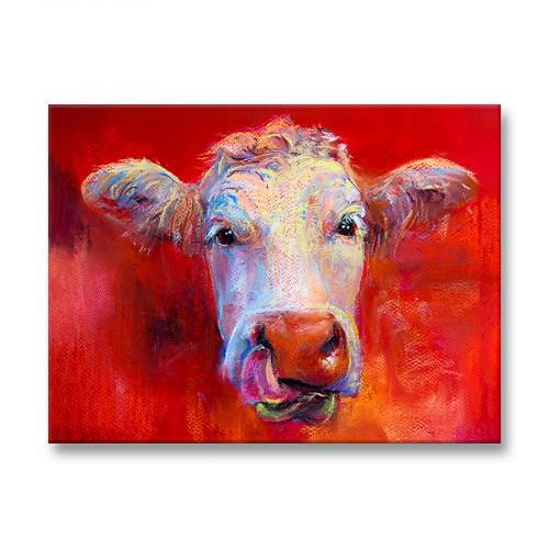Картина Веселая корова 45x60 см (P0520)