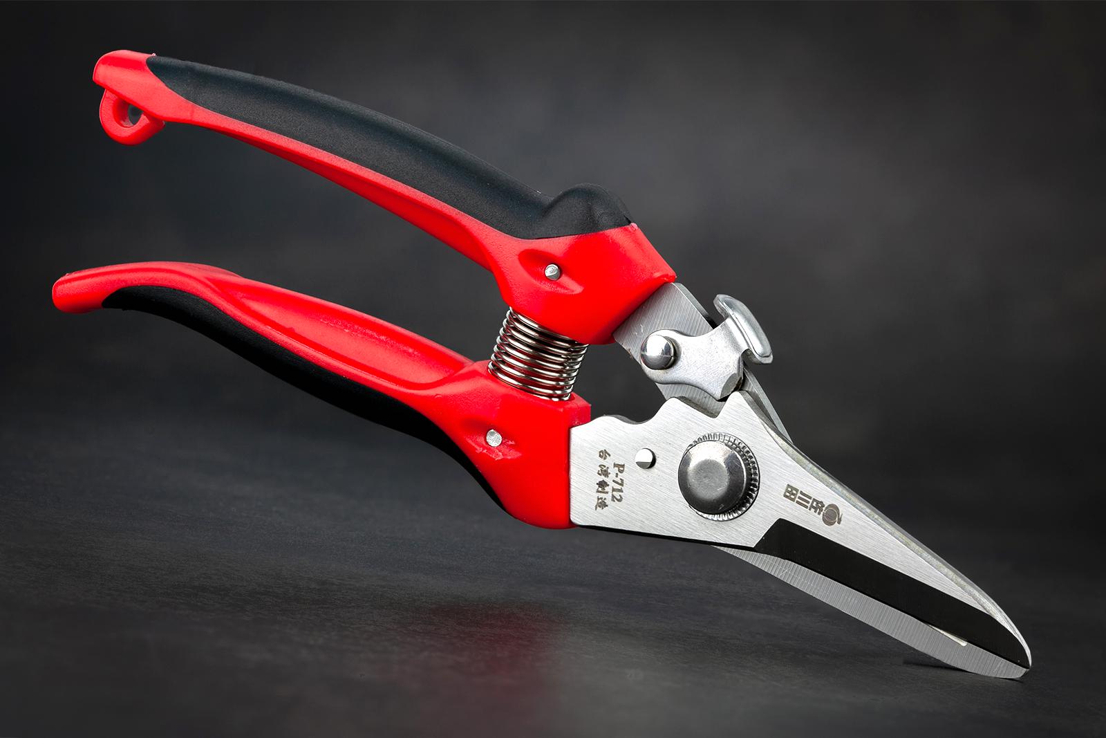 Секатор-ножиці садові Sagawata з нержавіючої сталі 200 мм (P-712_R) - фото 3 Секатор-ножиці садові Sagawata з нержавіючої сталі 200 мм (P-712_R) - фото 3