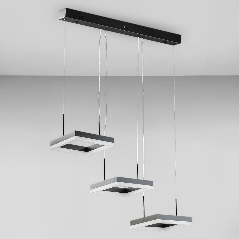 Люстра подвесная светодиодная Light House DL-19147 86W Черный (77946)