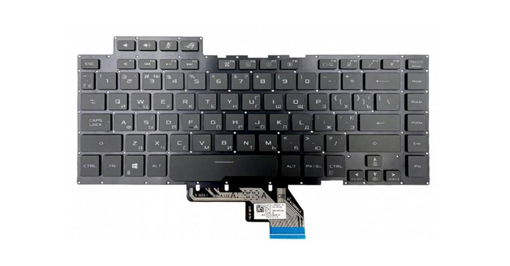 Клавиатура для ноутбука Asus GU502LU с подсветкой клавиш (0KNR0-4619RU00)