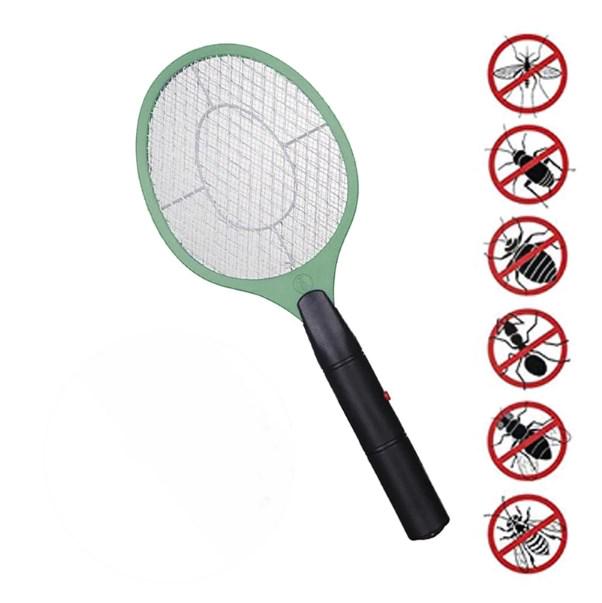 Електромухобійка Rechargeable Mosquito-hitting Swatter на акумуляторі Зелений (8701/2) - фото 3