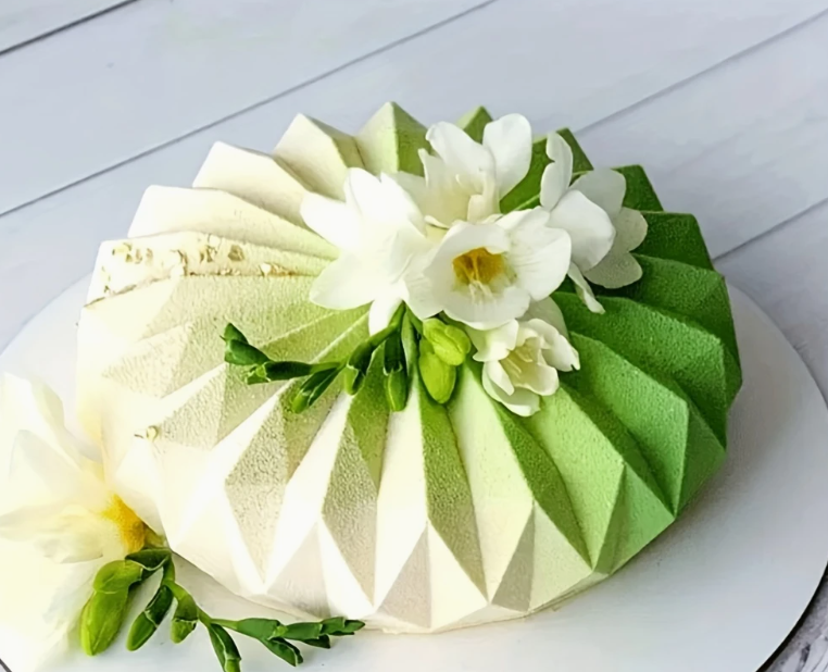 Форма силиконовая круглая кружевная для муссовых тортов/шоколадного пудинга/марципана/желе (Н-616) - фото 4