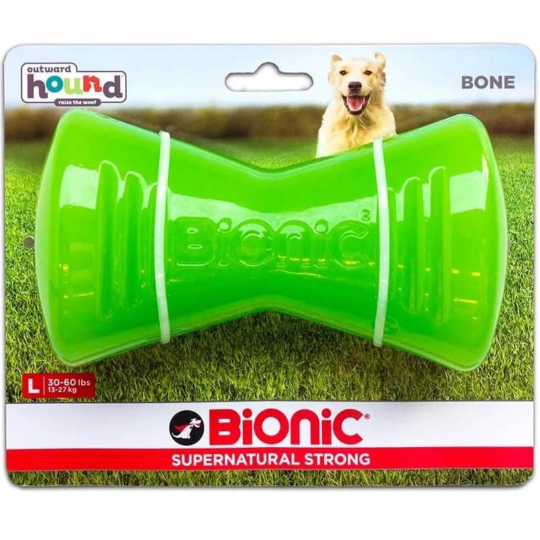 Игрушка BIONIC OPAQUE Bone Large для собак 14,7 см Зеленый (bc30095) - фото 2 Игрушка BIONIC OPAQUE Bone Large для собак 14,7 см Зеленый (bc30095) - фото 2