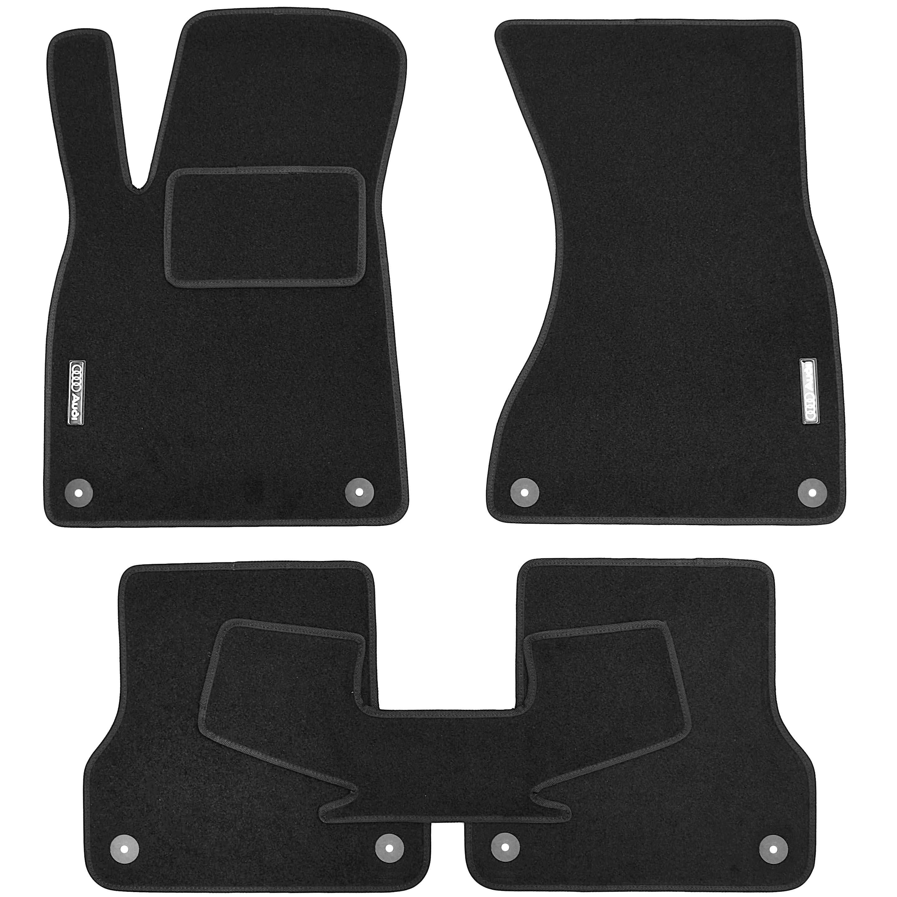 Коврики в салон для Audi A7 '10-17 текстильные Черный  (167921)