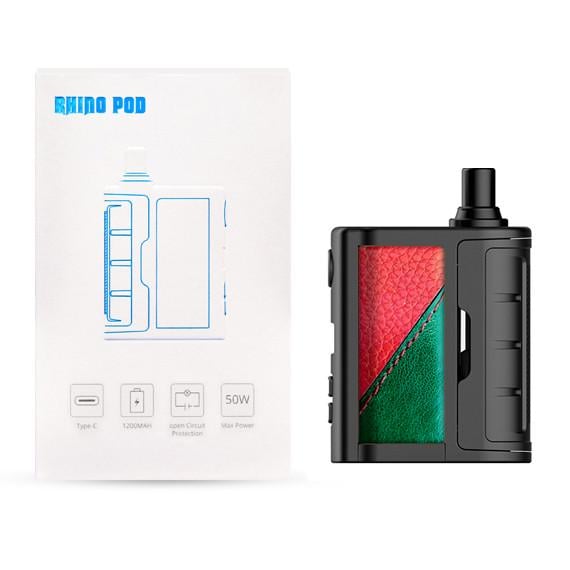 Под-система Vandyvape Rhino Pod Kit 1200 mAh 4 мл Red/Green Leather (10296) - фото 2