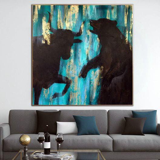 Картина на холсте ArtSale интерьерная 70х70 см intr0001