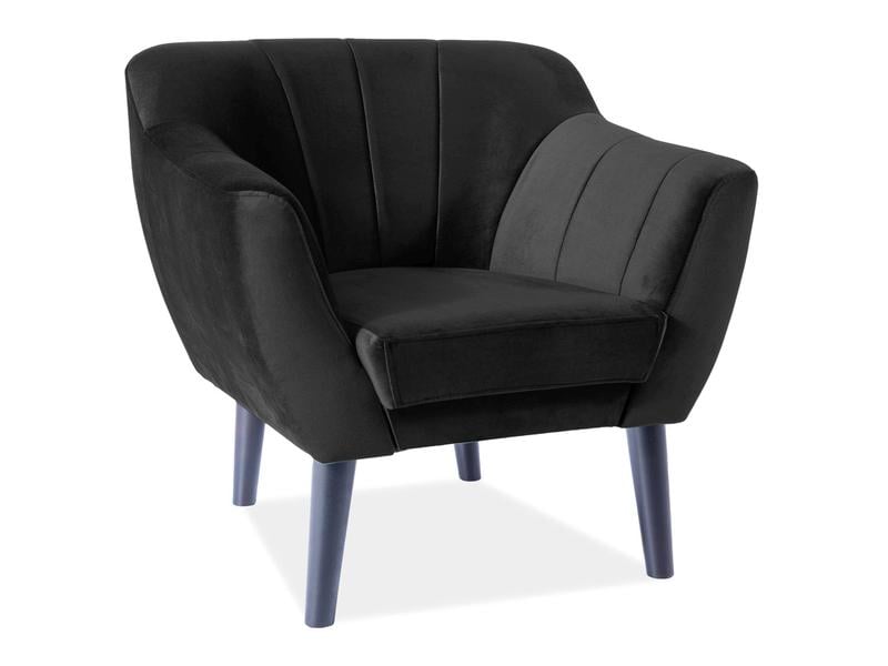 Кресло Signal Trefl 1 Черный (TREFL1V19W)