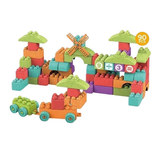 Конструктор Big Building Blocks 90 деталей у відрі Multicolor (164952)