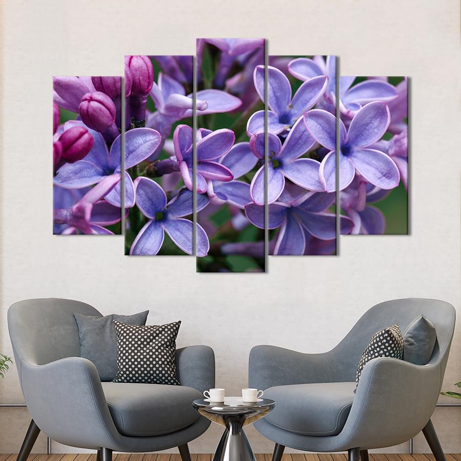 Картина цветы и растения Великолепные цветы сирени 137x85 см (A993-5)