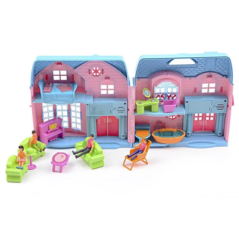 Игровой набор Кукольный домик с фигурками (IM444)