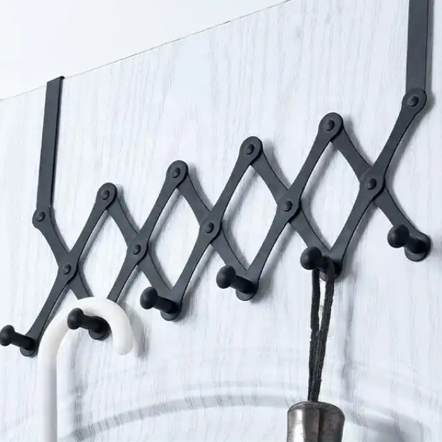 Вешачок для дверей и радиаторов на 6 крючков Черный - фото 7 Вешачок для дверей и радиаторов на 6 крючков Черный - фото 7