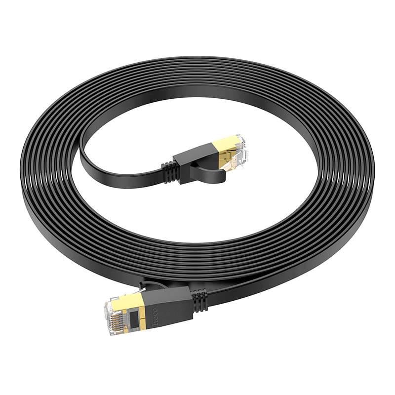 Патч-корд литий HOCO US07 FTP RJ45 Cat.6 5 м Чорний