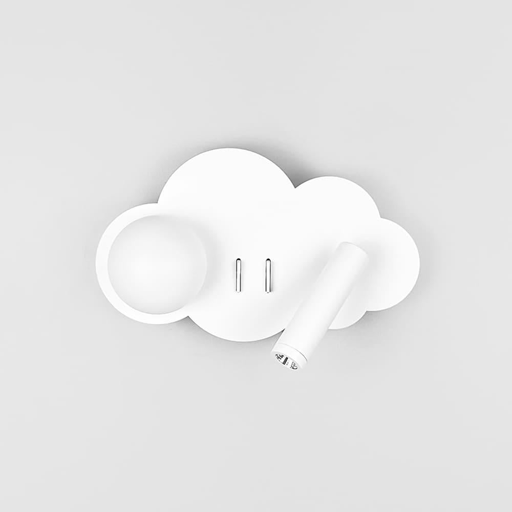 Бра облачко LNF-17545/2 WT Right правое 24х17 см Белый