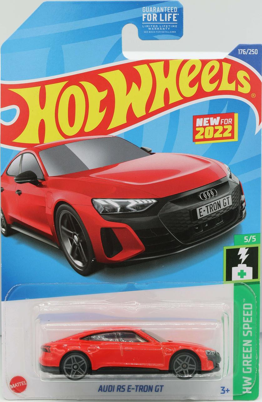 Игрушечная машинка Hot Wheels Audi RS E-Tron GT 2022 Speed №176 Green (HCX39)