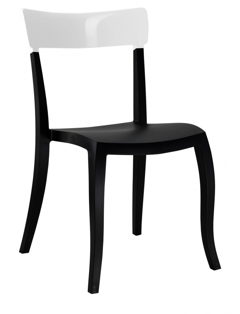 Стул Litolan Papatya Hera-SP Black Белый (DR002067)