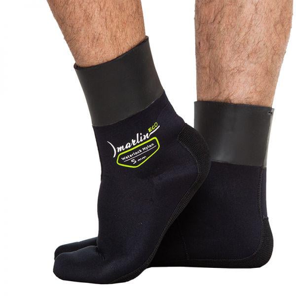 Шкарпетки Marlin WaterLock Nylon Eco Black 5 мм р. 38-39
