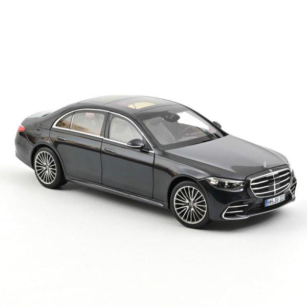 Модель автомобиля Norev 1:18 Mercedes-Benz S-Class W223 2021 AMG Line Anthracite Blue Metallic (183800)