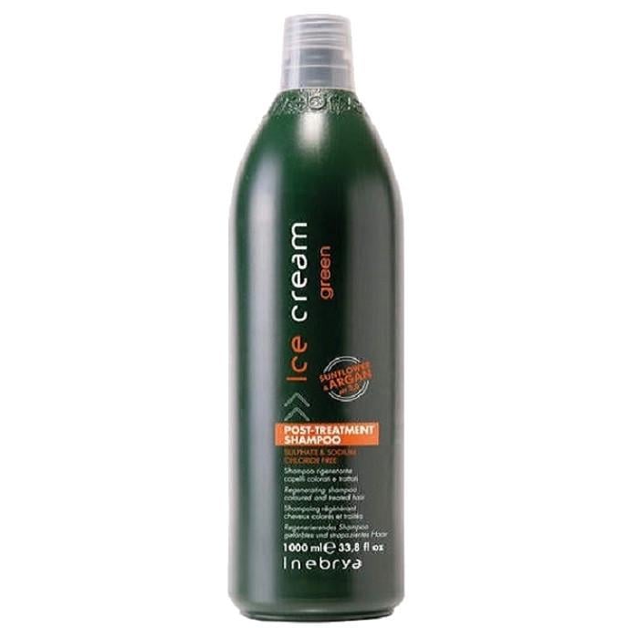 Регенерирующий шампунь для окрашенных волос Inebrya Green Post-Treatment Shampoo 1000 мл (1250309638)