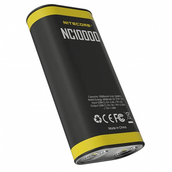 Повербанк с фонарем Nitecore NC10000 QC 3.0 20W 10000 mAh (23917908)