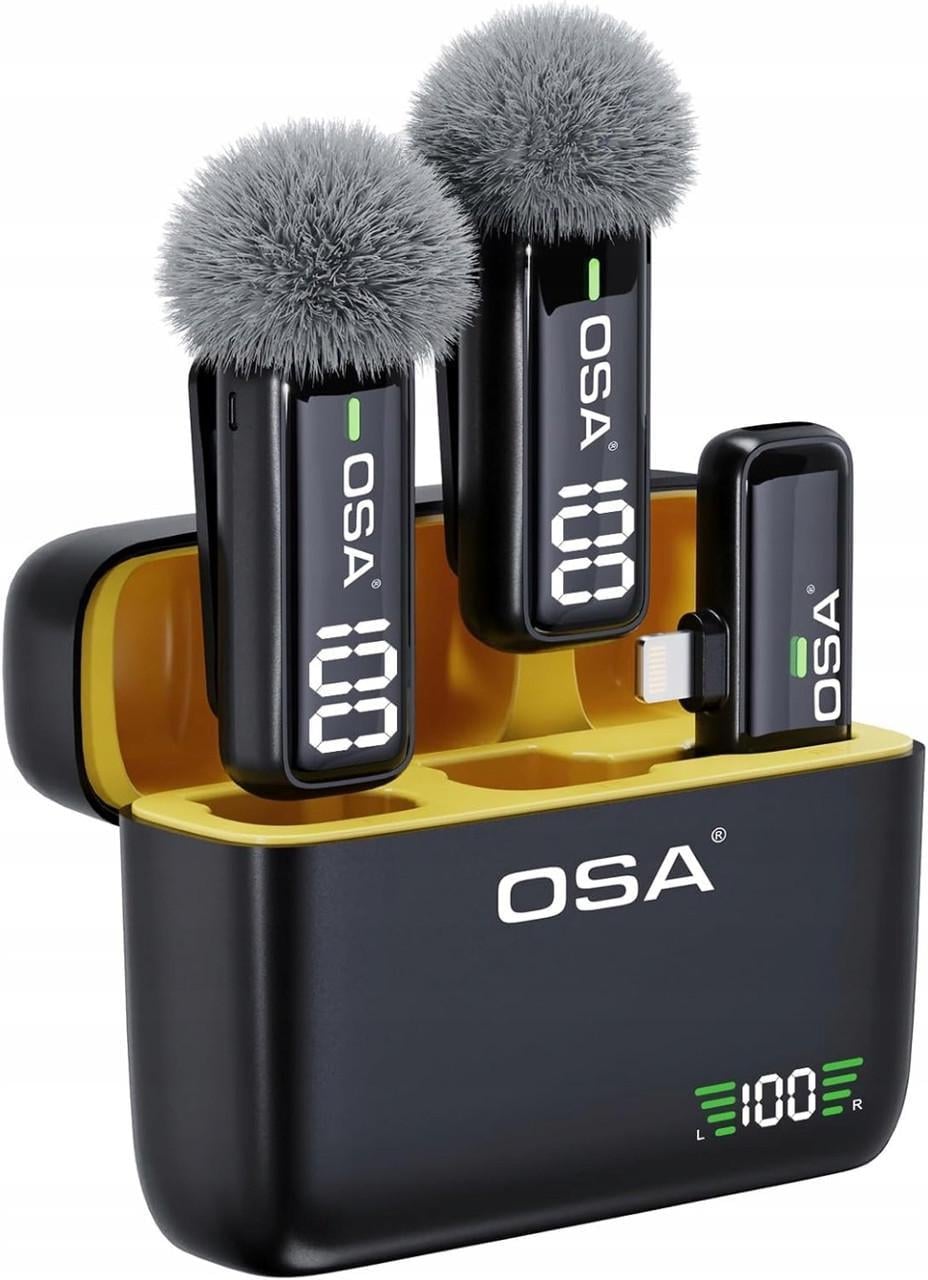 Мікрофон петличний бездротовий OSA K6 Type-C 2 шт. з кейсом для зарядки 2 шт. (2988243458) Мікрофон петличний бездротовий OSA K6 Type-C 2 шт. з кейсом для зарядки 2 шт. (2988243458)