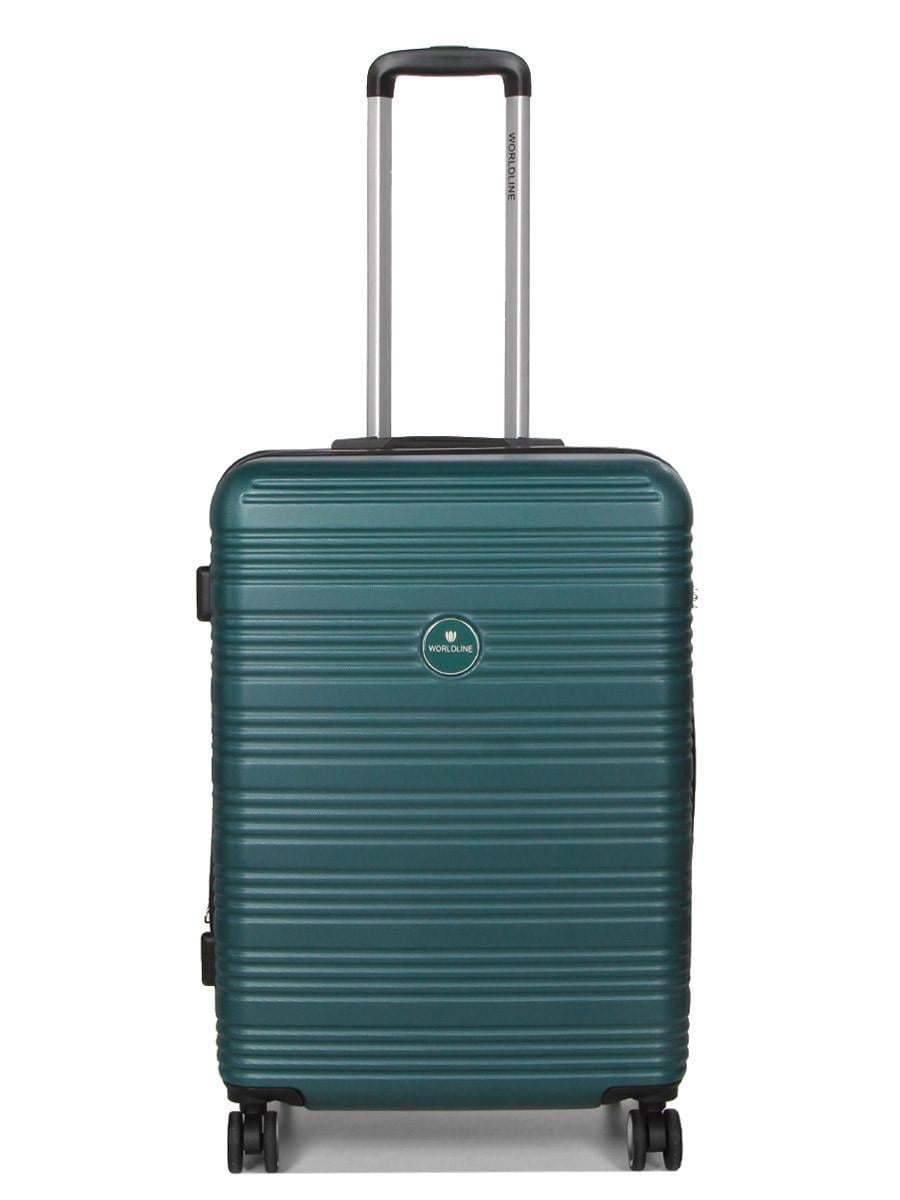 Чемодан Франция средняя Worldline M 65х46х28+5 см 78л 3,6 кг Зеленый (805)