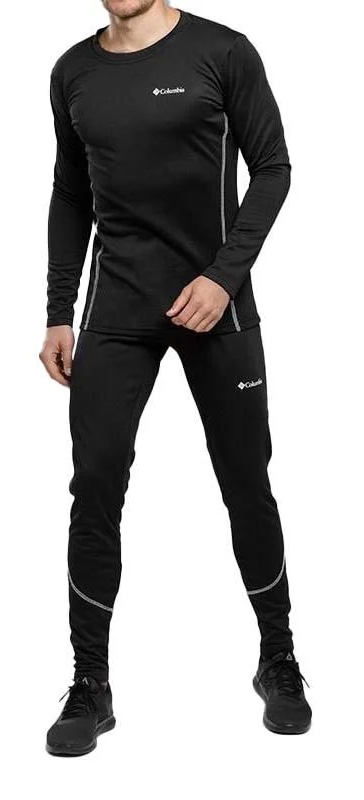 Термобілизна чоловіча кофта і штани на флісі L Чорний