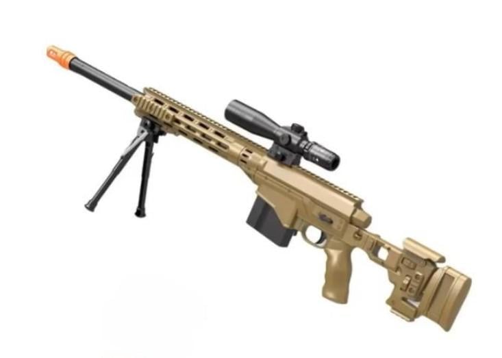 Игрушечная электрическая автоматическая снайперская винтовка DM6 MSR на орбизах (35003536)