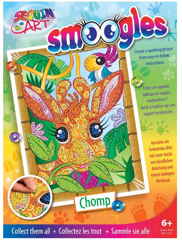 Детская картина из блесток Sequin Art Smoogles Жираф 25х34 см от 6 лет (SA1822)