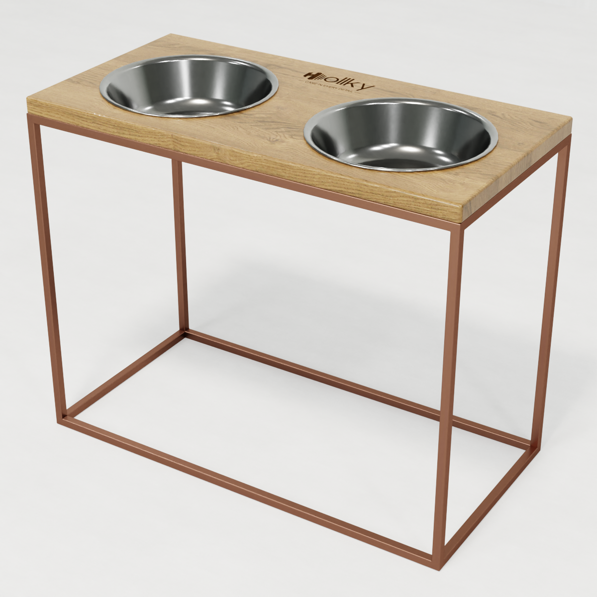 Миски на подставке для больших собак Hollky Base XL20 2х1,8 л (BXL40-522640-GLNT) - фото 8 Миски на подставке для больших собак Hollky Base XL20 2х1,8 л (BXL40-522640-GLNT) - фото 8