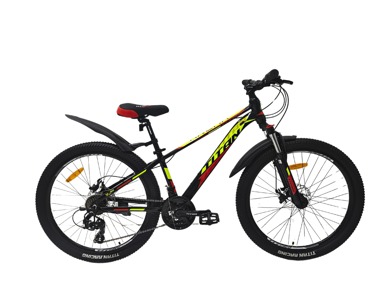 Велосипед Titan Arena 26" 13" Черный/Красный (2437703948)