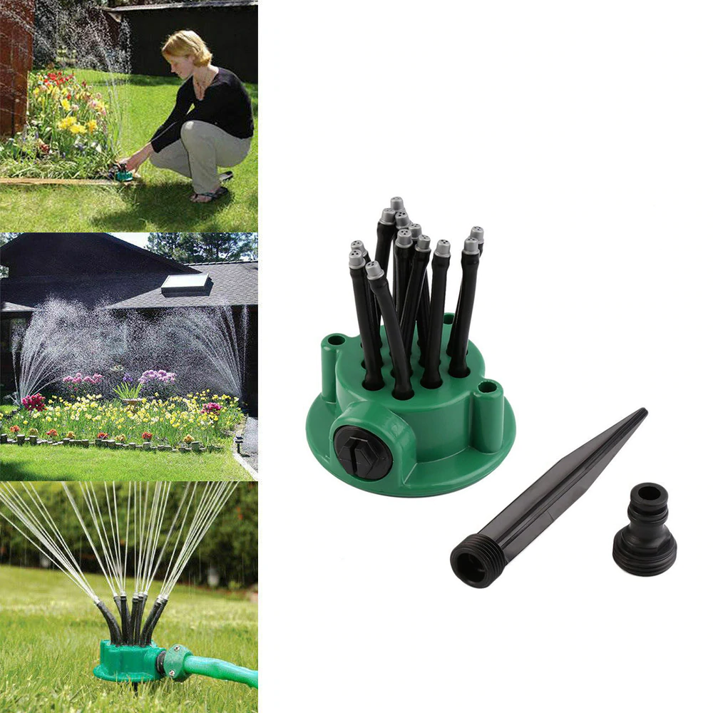 Система полива Multifunctional sprinkler умная распылитель-дождеватель для полива газона на 360 градусов (2259) - фото 2