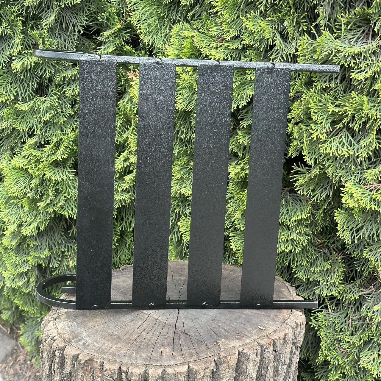 Бічна полиця Metalzavod для мангалу Гефест на 9-12 шампурів 42,5х33х14,5 см (PLK-MD12) - фото 2