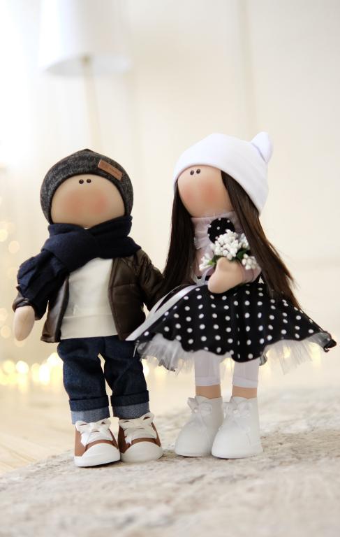 Лялька Тільда Закохані ручної роботи (3000)