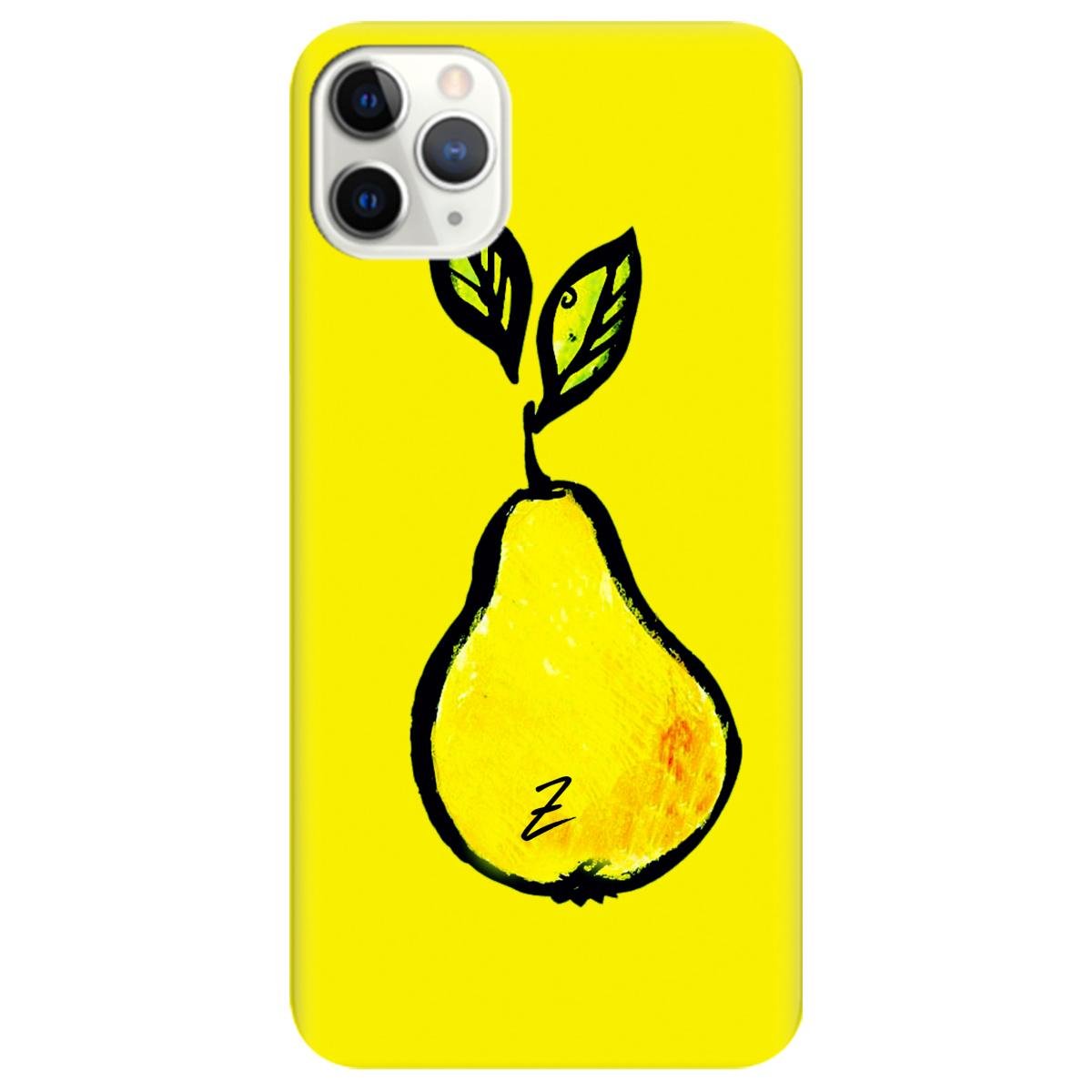 Силиконовый чехол Zorrov для Apple iPhone 11 Pro - Pear (12180040179072238)