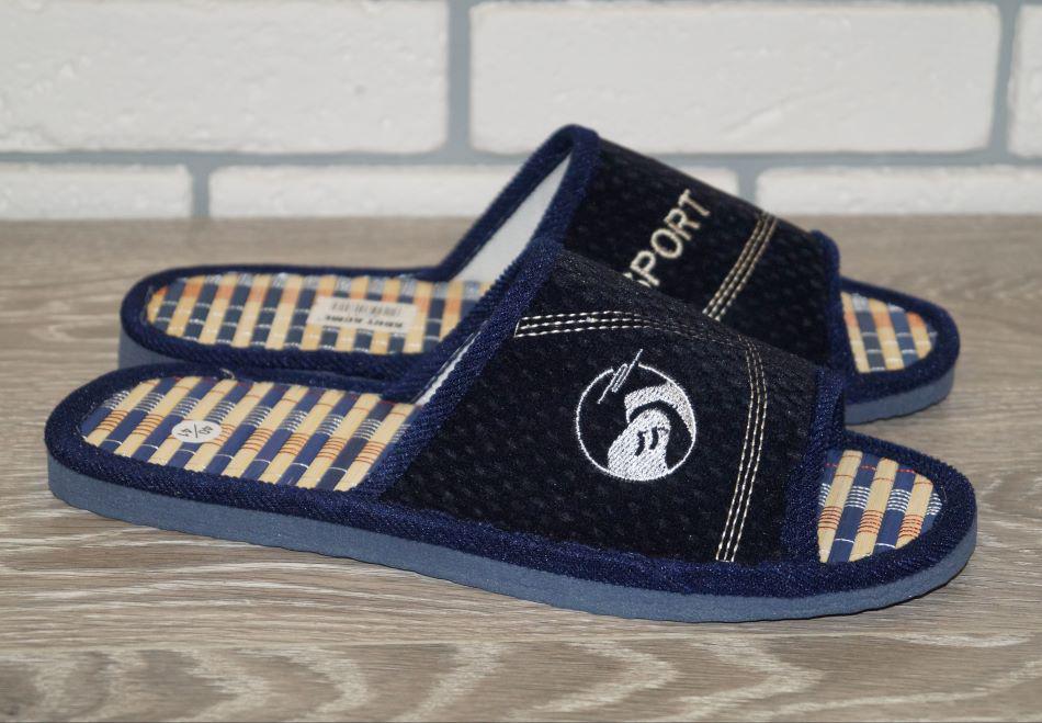 Тапочки комнатные Plaazzo р. 40/41 27,5 см Синий (30642-4041)