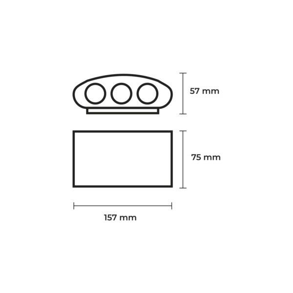 Светильник фасадный LED Eurolamp 6W-3000K-IP65 Черный (26137671) - фото 3 Светильник фасадный LED Eurolamp 6W-3000K-IP65 Черный (26137671) - фото 3