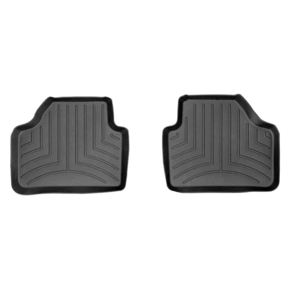 Килимки WeatherTech в салон BMW X1 2010- з бортиком задні 2 шт. Чорний (443652)